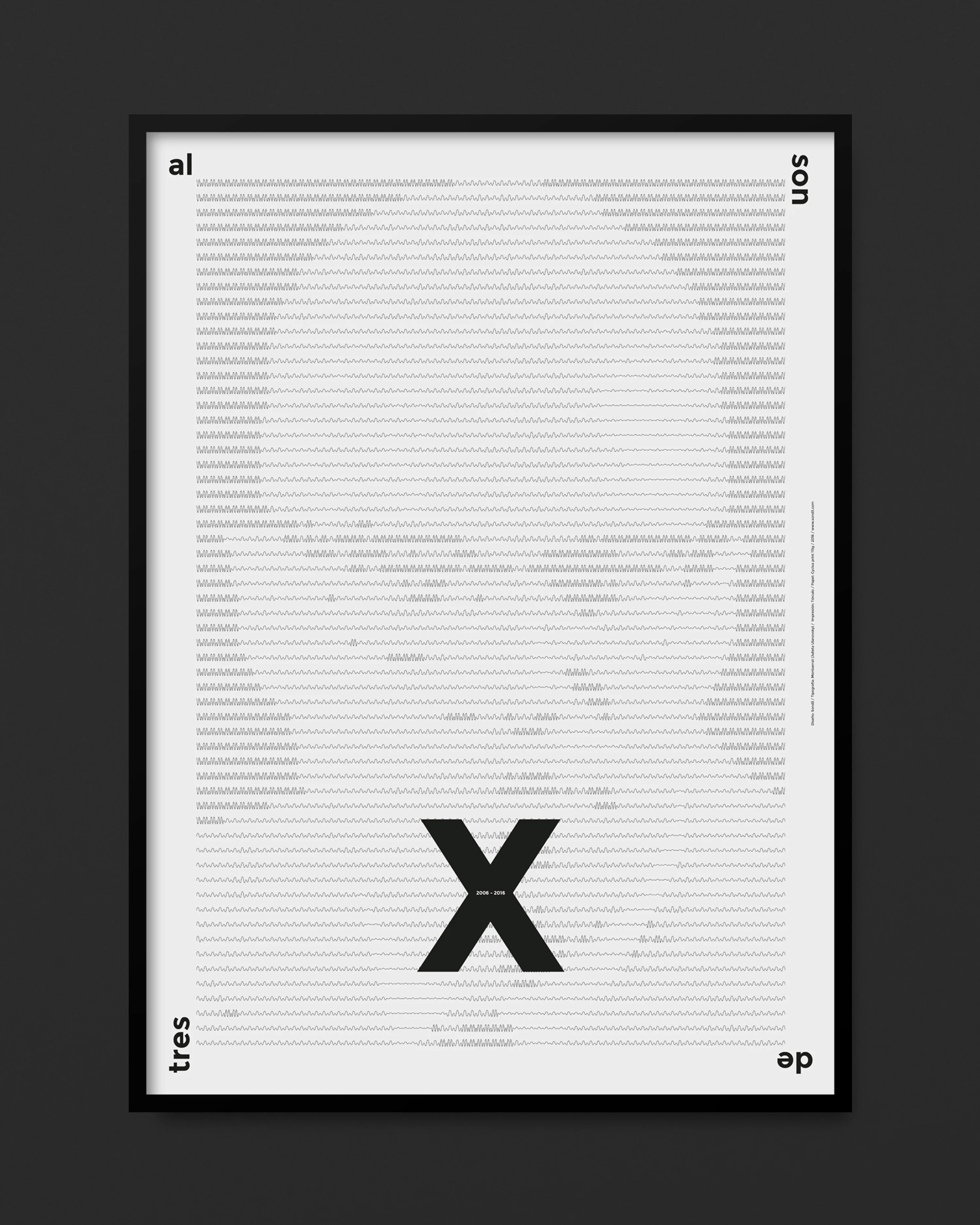 10 aniversario Sond3 — Gráfica e identidade