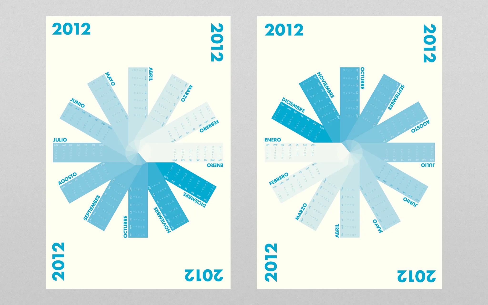 Calendario Giro 2012 — proxecto persoal do estudio