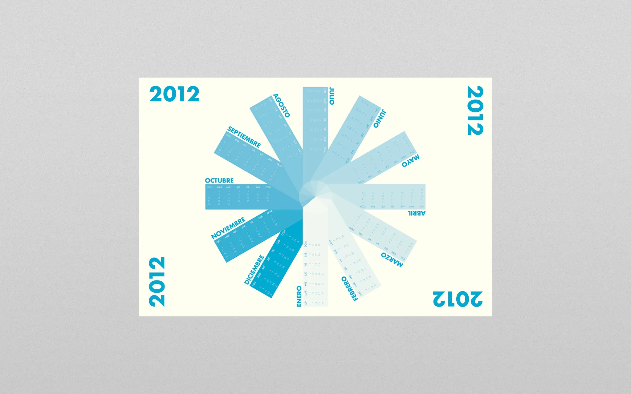 Calendario Giro 2012 — proxecto persoal do estudio