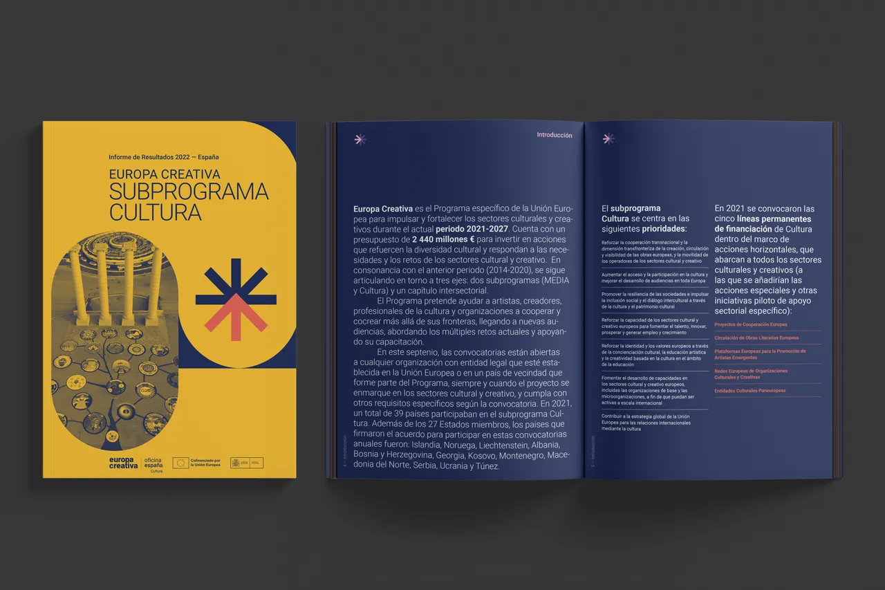 Informe de resultados Europa Creativa ano 2021 / 2022.