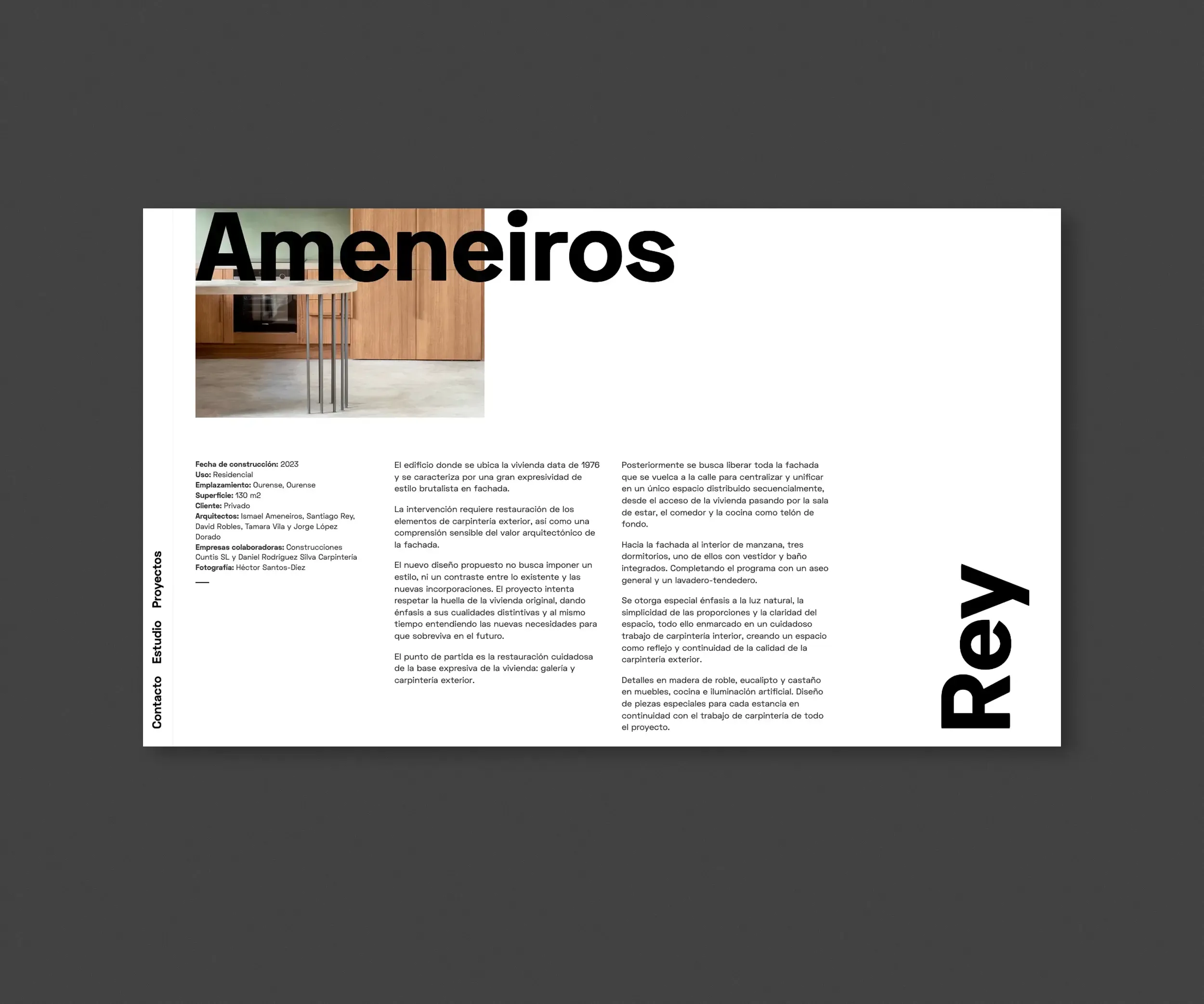 Web de Ameneiros Rey