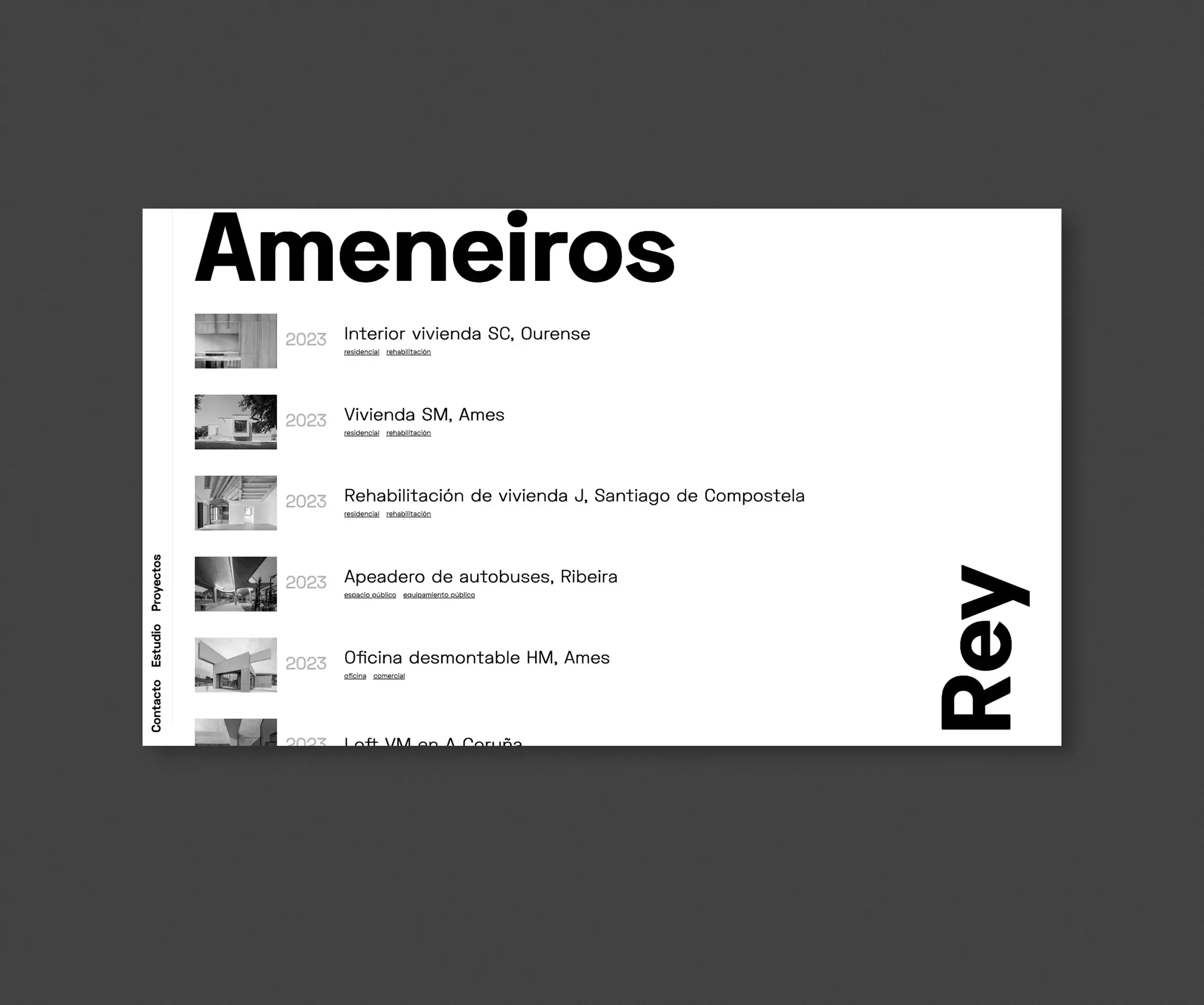 Web de Ameneiros Rey