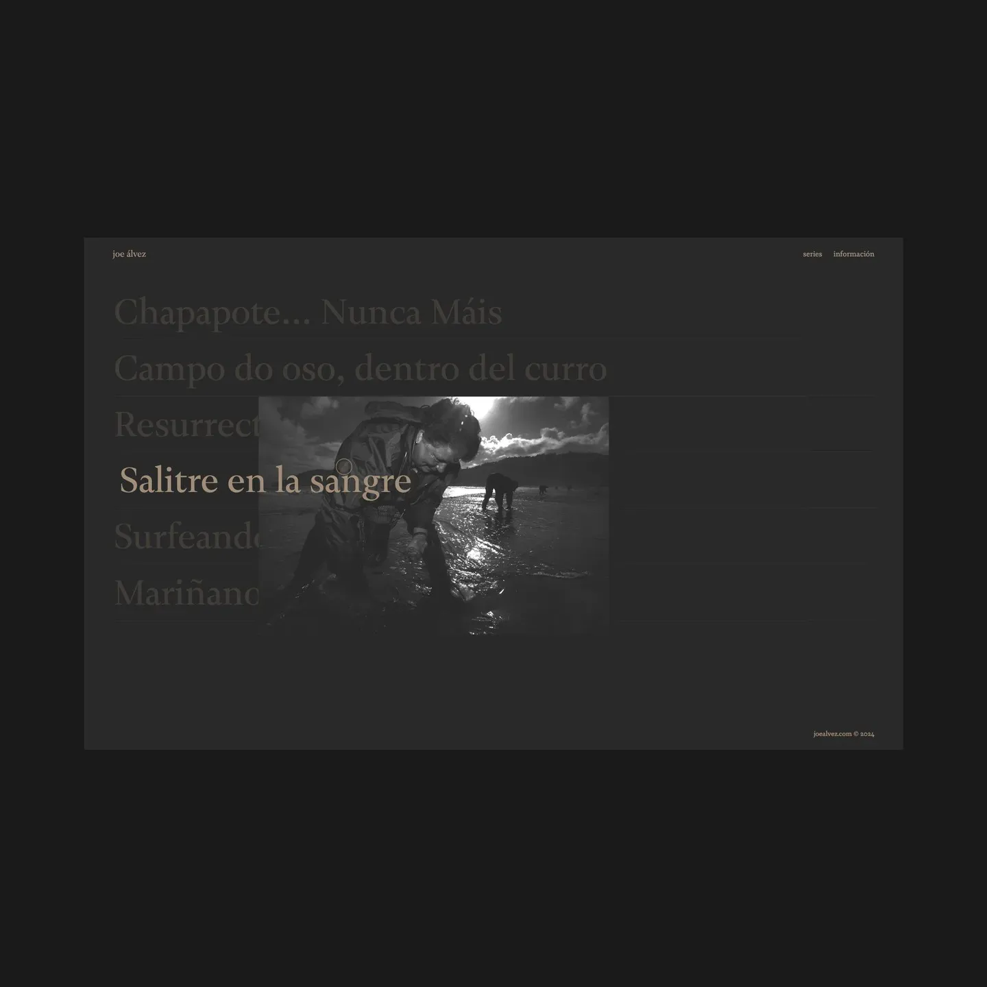 Web de Joe Alvez